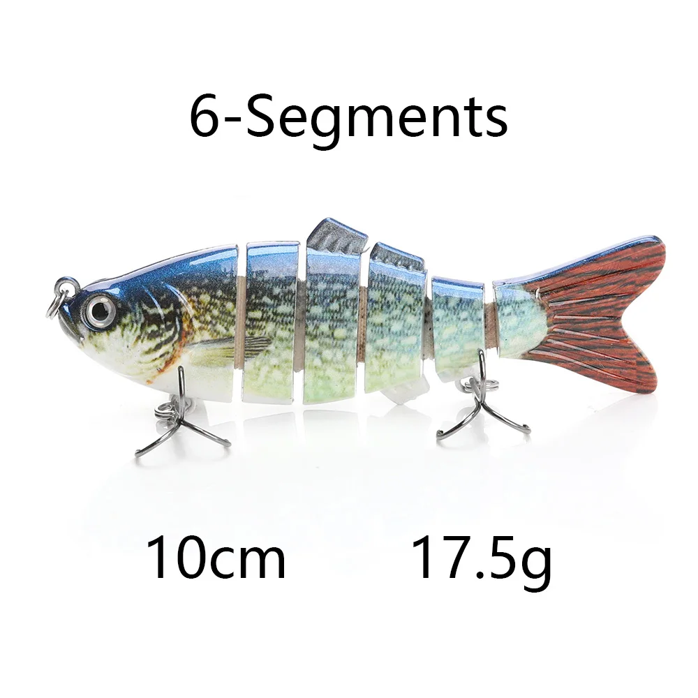 C-12 VTAVTA, 10 см, 20 г, воблеры для рыбалки, 6 сегментов, Swimbait, рыболовные приманки, кренкбейт, Мульти соединенная жесткая приманка, искусственная приманка, приманка для рыбы - Цвет: C-12