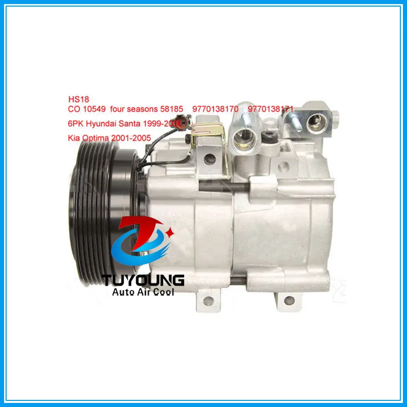 Компрессор HS18 для Hyundai Sonata Kia Optima 9770138171 CO 10549X 9770138170|compressor hyundai|compressor kiacompressor air |