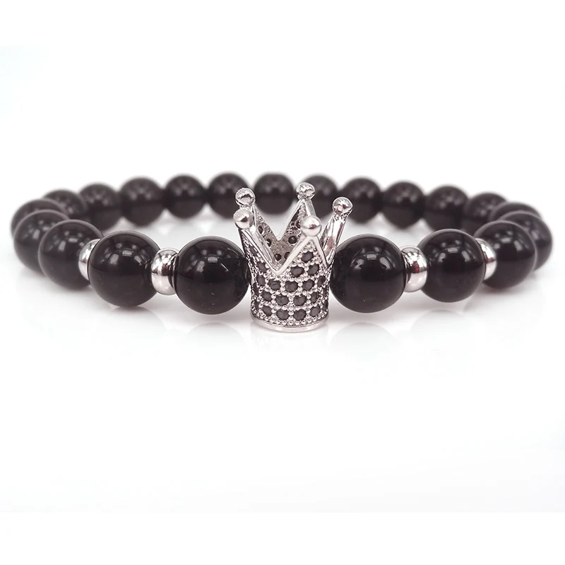 Новые амулеты для мужчин и женщин микро проложить черный CZ цирконий Золотой Цвет