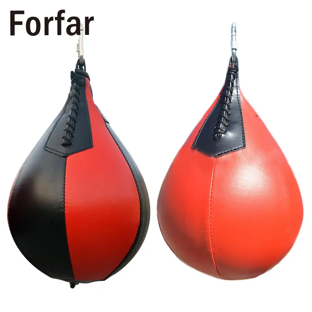 Boxing Pear PU Swivel Punch Bag Punching Exercise Speedball Speed Fitness Ball | Спорт и развлечения