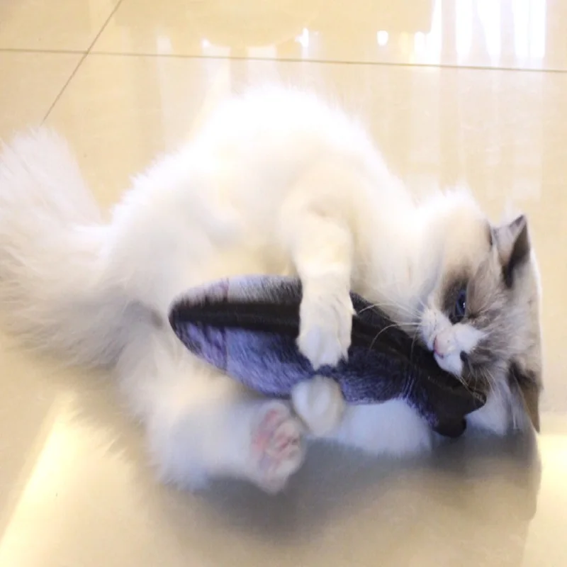Искусственная плюшевая Рыба для питомца кошка котенок игрушка кошка моделирование кошачья мята рыба Интерактивная жевательная игрушка питомец кошка котенок Мятные игрушки подарочные принадлежности