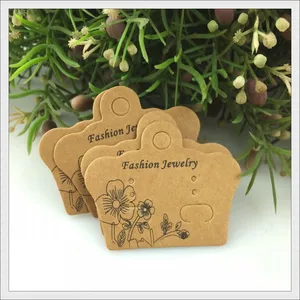 Единственная упаковочная карта индивидуальные серьги! Бирка для ювелирных изделий, 200 шт.