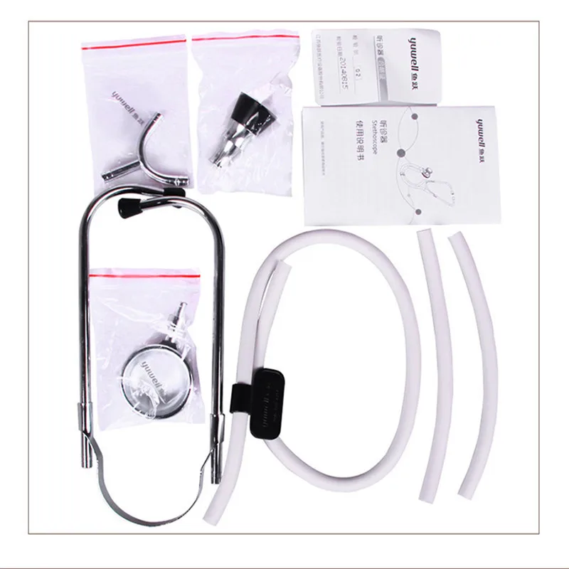 Профессиональный двойной медицинский стетоскоп устройства частота сердечных сокращений плода кардиологический монитор легких домашний детектор здоровья W2043SPB