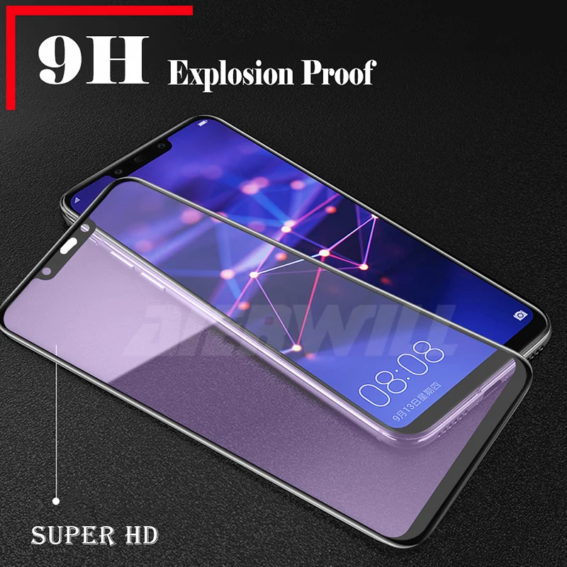Защитное стекло закаленное 9H для Huawei Mate 20 Lite | Мобильные телефоны и аксессуары