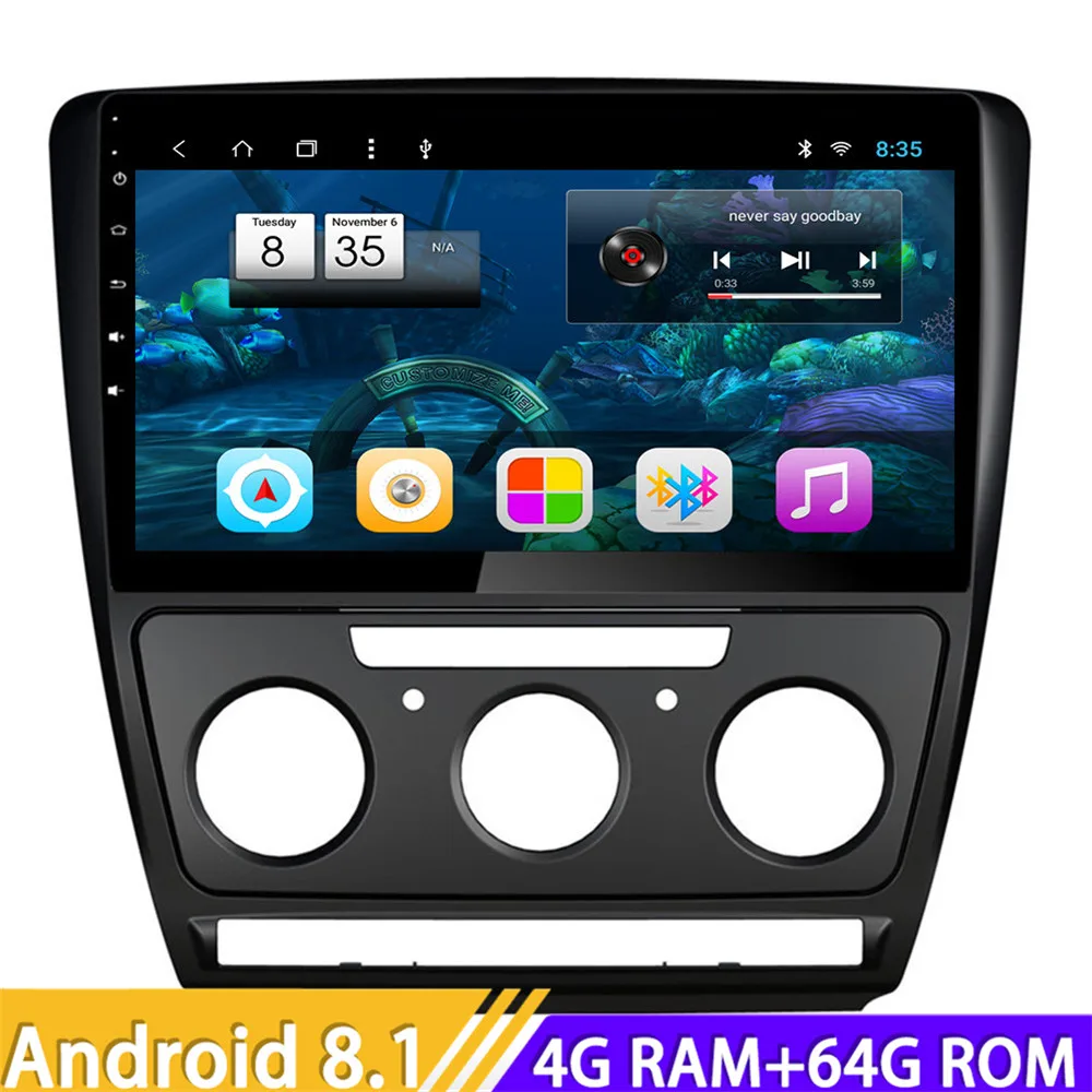 Автомагнитола Roadlover 2 Din Android 8 1 GPS без DVD для Skoda Octavia 2007-2013 | Автомобили и мотоциклы