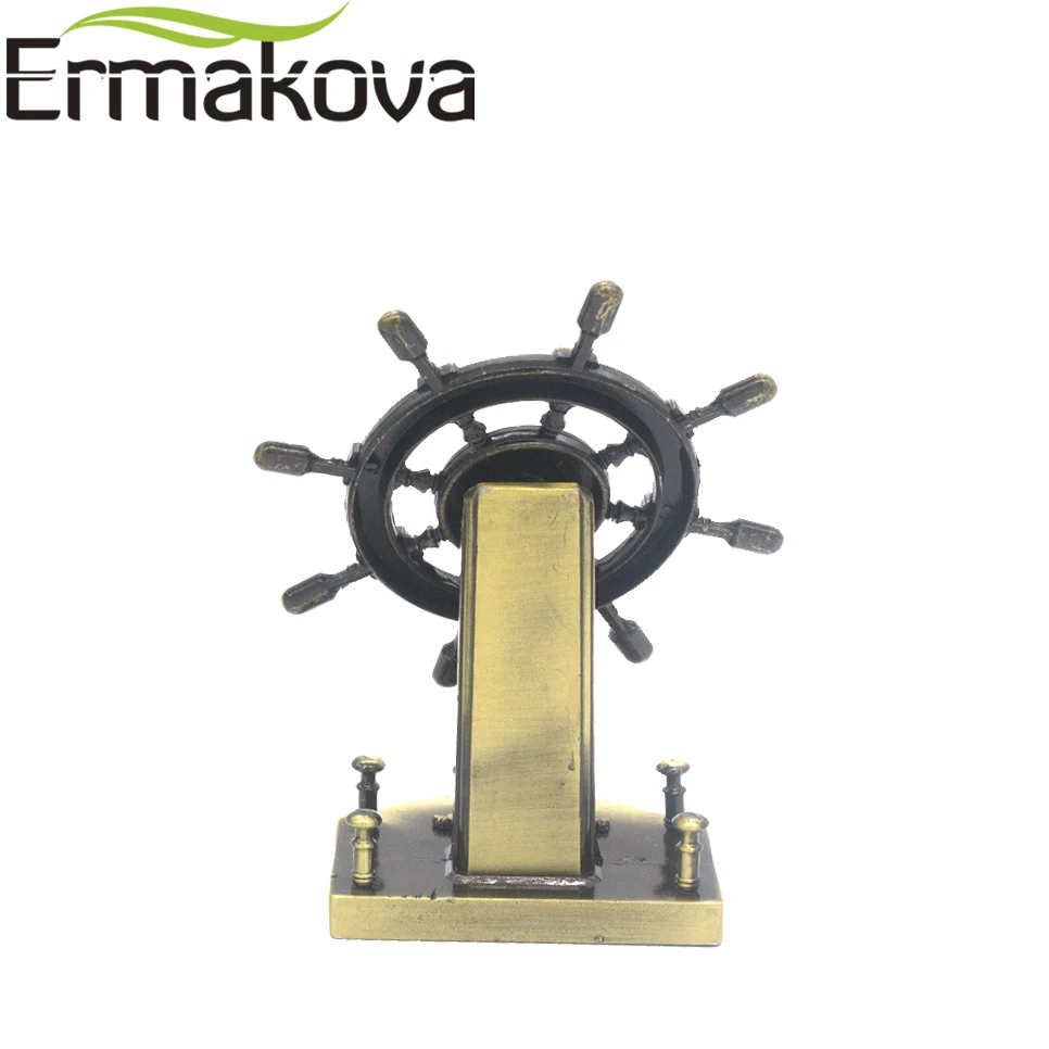 ERMAKOVA металлический Ретро корабль модель рулевого колеса рыбалка стоящий руль