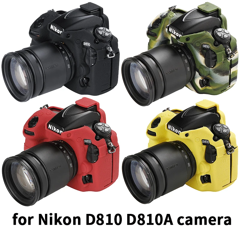 Сумка для камеры NIKON D810 легкая сумка чехол защитный D810A Камуфляжный черный желтый