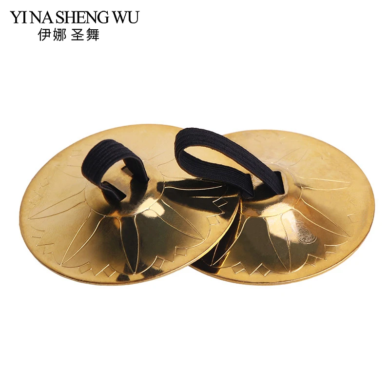 

1 Pair (2pcs) Professional Women Belly Dance Accessories Copper Finger Cymbals Belly Dance Zills Egypt Tribal Belly Dance Props
