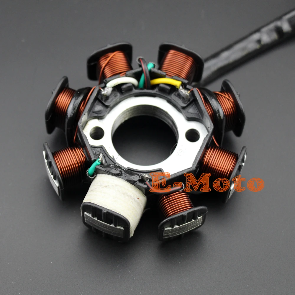 Китайский скутер GY6 125cc 150cc 8 Pole Катушка статор система зарядки ATV Мопед картинг Roketa