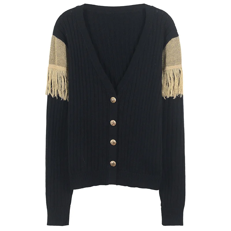 GRUIICEEN elegant cardigan ladies 2018 autumn short knit sweater women slim coat casual tassel jacket winter clothing GY2018152 |