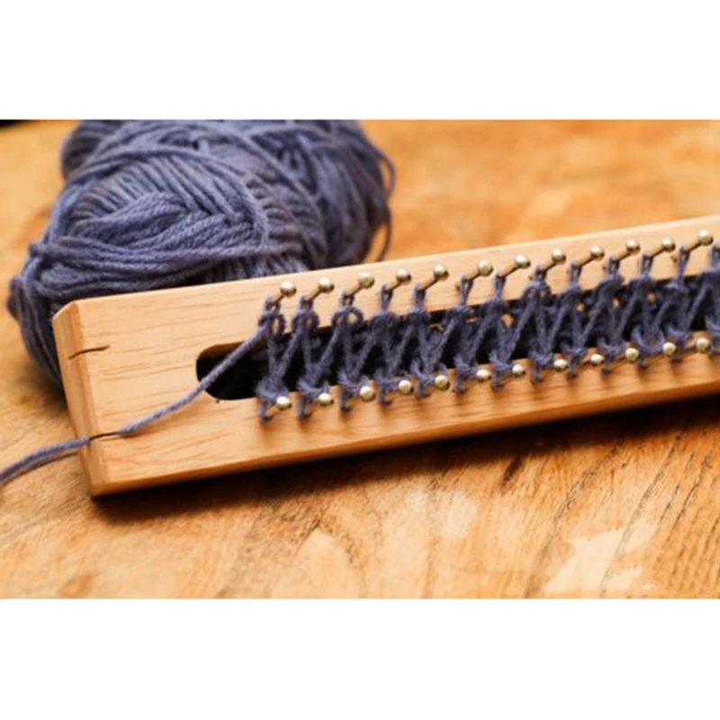 Ручная работа 32 булавки деревянная вязальная доска изящный Gage крючок ткацкого