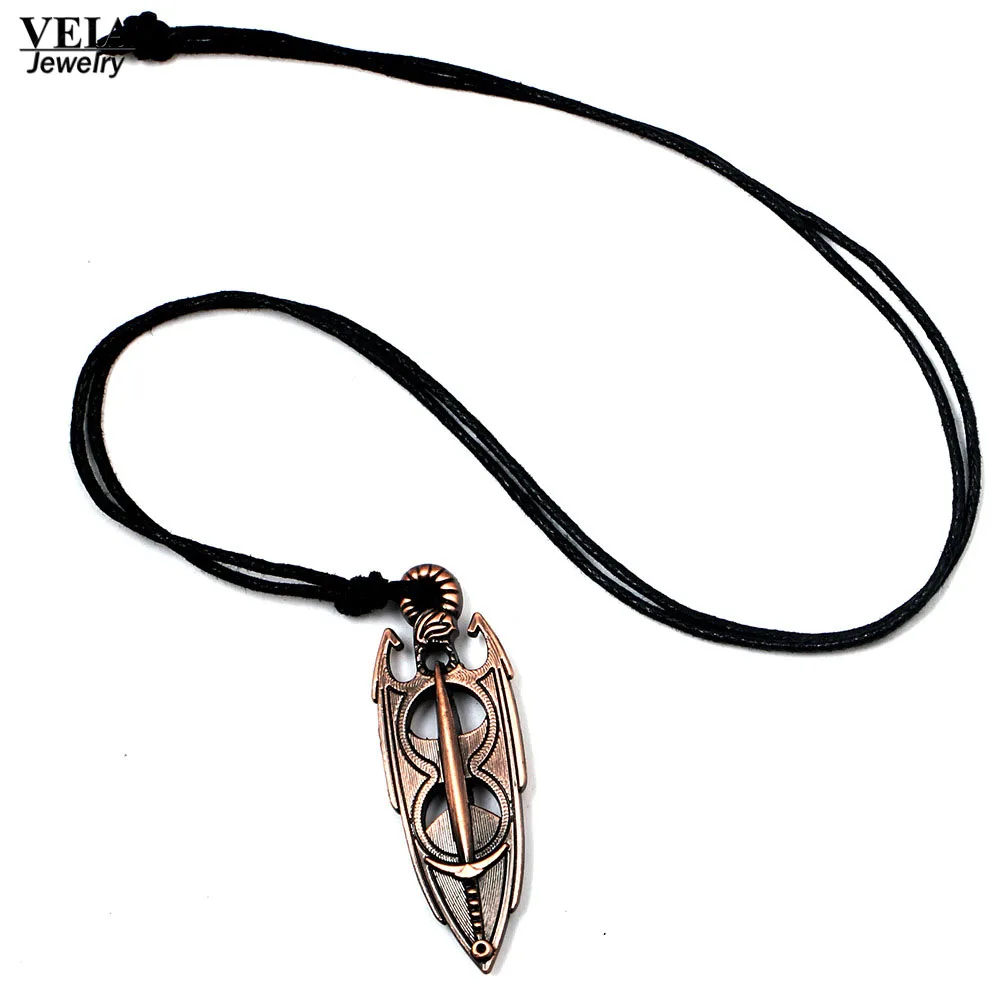 2017 массивное ожерелье для игры с надписью The Elder Scrolls V Skyrim OL Amulet металлический