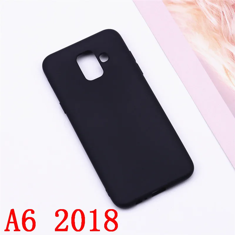 Силиконовый чехол для Samsung Galaxy A6 2018 с двумя sim-картами SM A600 A600F мягкая задняя крышка