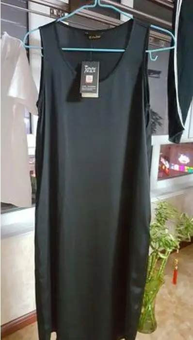 Popular Women Sleeveless Silk Chiffon Dress Summer Beach Sundress Fashion dress High quality new FC197 | Женская одежда