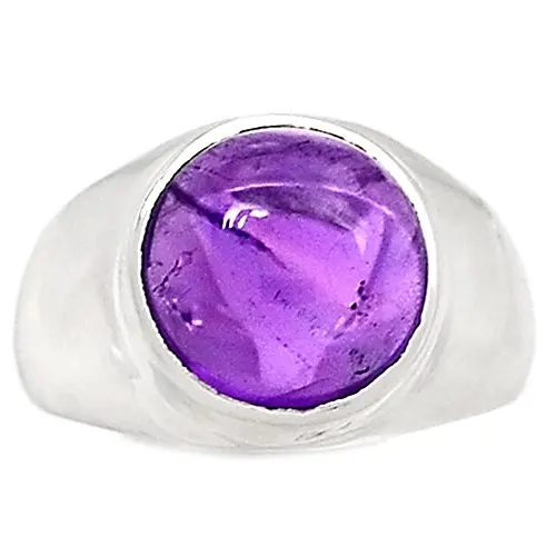 Кольцо с натуральным аметистом Lovegem серебряное кольцо размер: 7 5 AR2198|ring 925|genuine