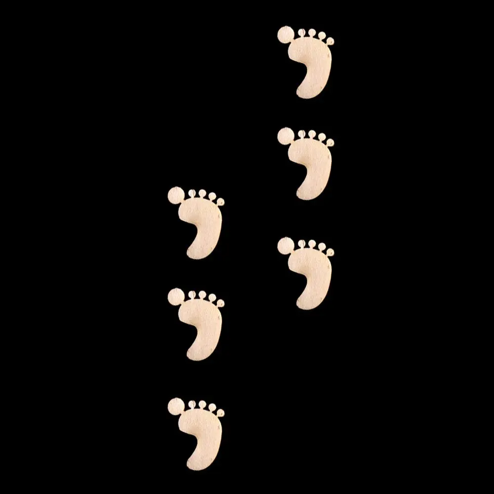 100 шт. пустые полые деревянные следы украшения сосновые чипы ремесла свадебное украшение Подарочная коробка