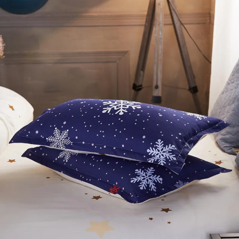 Bonenjoy Толстовка со снежинками и односпальный Комплект постельного белья пододеяльник для двуспальной кровати Размеры хлопковые голубые джинсы, Комплект постельного белья для детей Детское одеяло/стеганых лоскутных покрывал