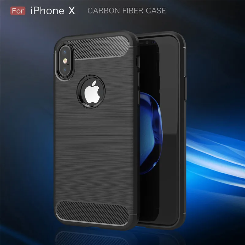 Чехол для iphone XR ультра тонкий Ударопрочный Мягкий ТПУ чехол iPhone XS Max X 5 6 7 8 Plus