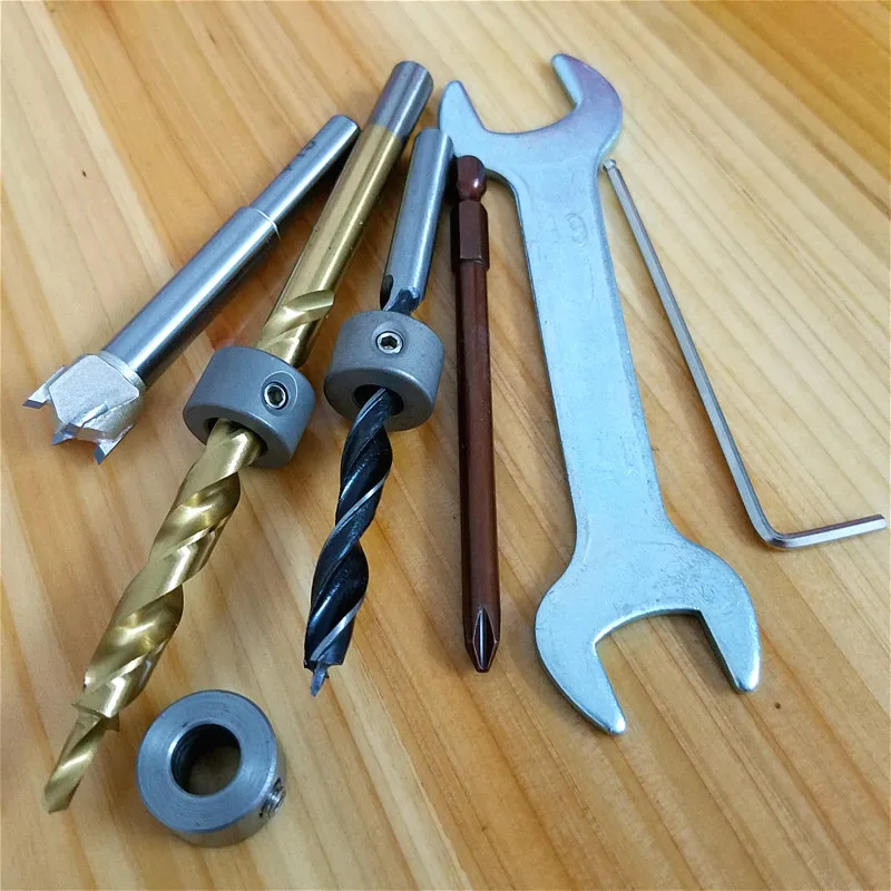 

Multi-purpose Pocket Hole Drill Guide Dowel Jig Woodworking Joinery For Carpentry Drilling Pocket Hole Puncher