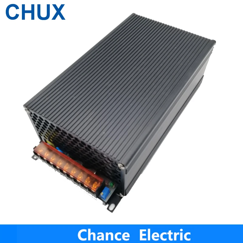 CHUX 12 В 15 в 24 36 40 48 55 60 72 80 90 100 110 1500 Вт импульсный блок питания для промышленного поля