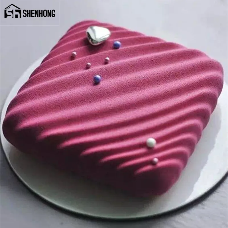 SHENHONG силиконовая форма Подушка торт Moule Silikonowe Formy 3D мусс для выпечки кондитерских изделий Инструменты для выпечки антипригарное мыло для маффинов