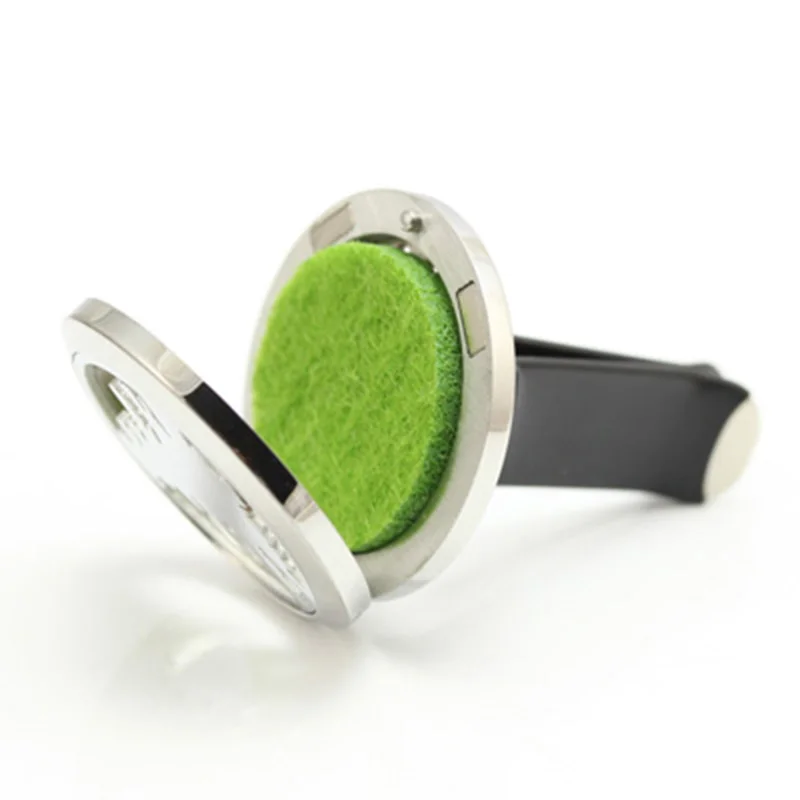 Новый 5 шт. серебристый 316L Нержавеющая сталь автомобиля духи медальон 30 мм Статуя