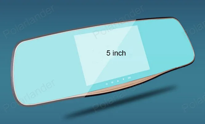 Новинка 2016 модный Автомобильный видеорегистратор с двумя объективами 5 дюймов g