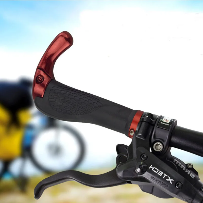 Алюминиевый сплав MTB велосипедные ручки противоскользящие Эргономичный