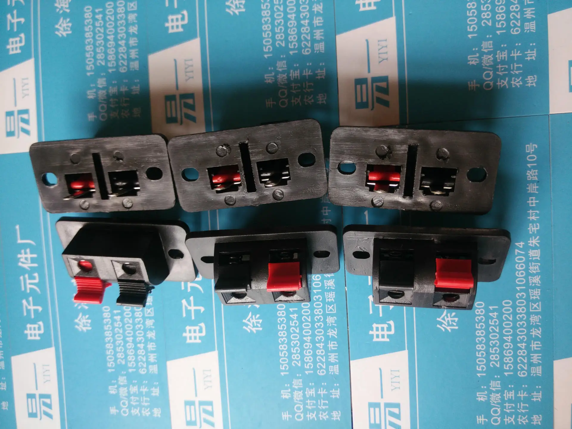 10 шт. 2 Way Весна пуш ап выпуск соединитель Динамик Клеммная колодка блок|block block|block