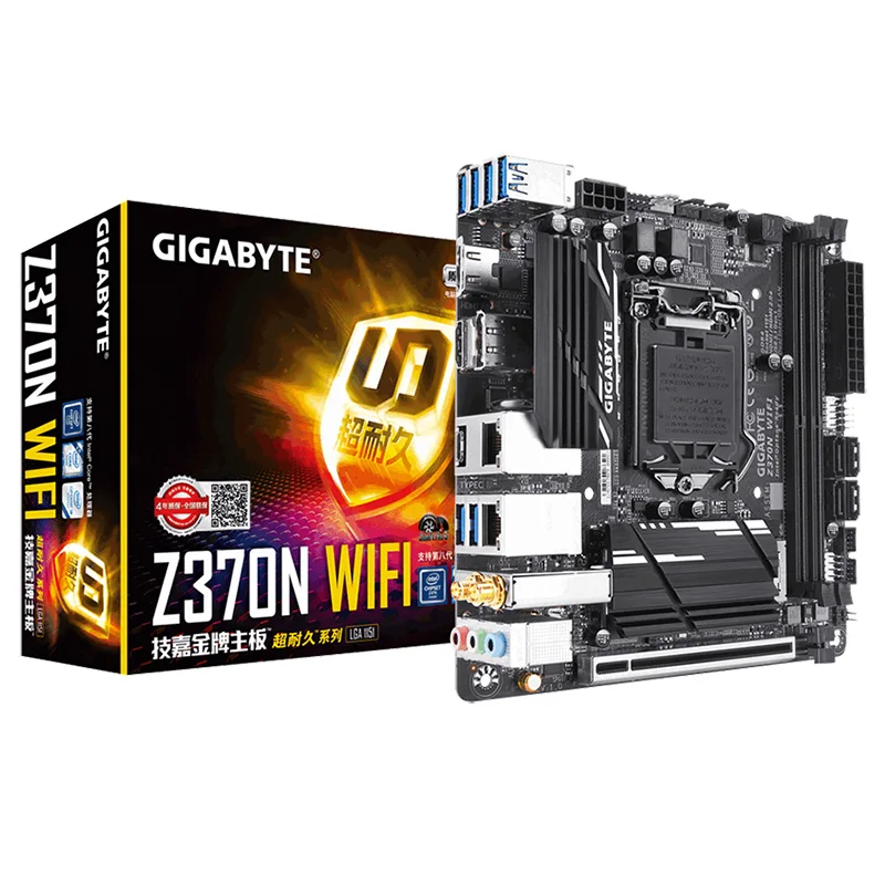MINI ITX HTPC 17*17 для Gigabyte GA Z370N WI FI Оригинал используется материнская плата H170 разъем LGA