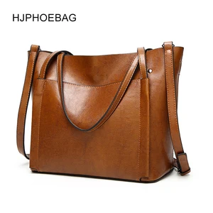 Брендовые женские кожаные сумки HJPHOEBAG, Женская Большая Сумка-тоут, женские высококачественные Наплечные Сумки из искусственной кожи для женщин, bolsos YC006