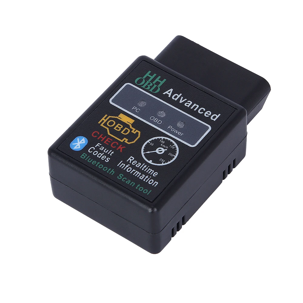 Супер Мини HH OBD Advanced V1.5 Bluetooth ELM327 инструмент сканирования двигателя автомобиля Авто диагностический сканер инструмент интерфейс адаптер для Android