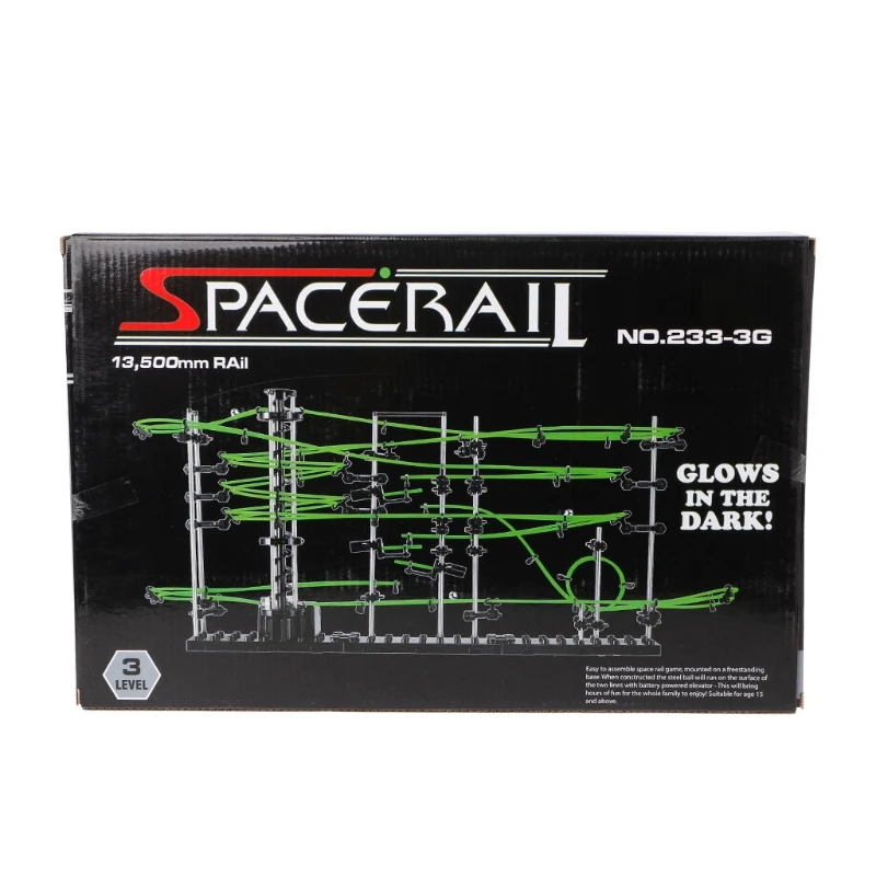 Космический Coaster Spacerails светится в темноте 13500 мм Rail Level 3 игра 2333G