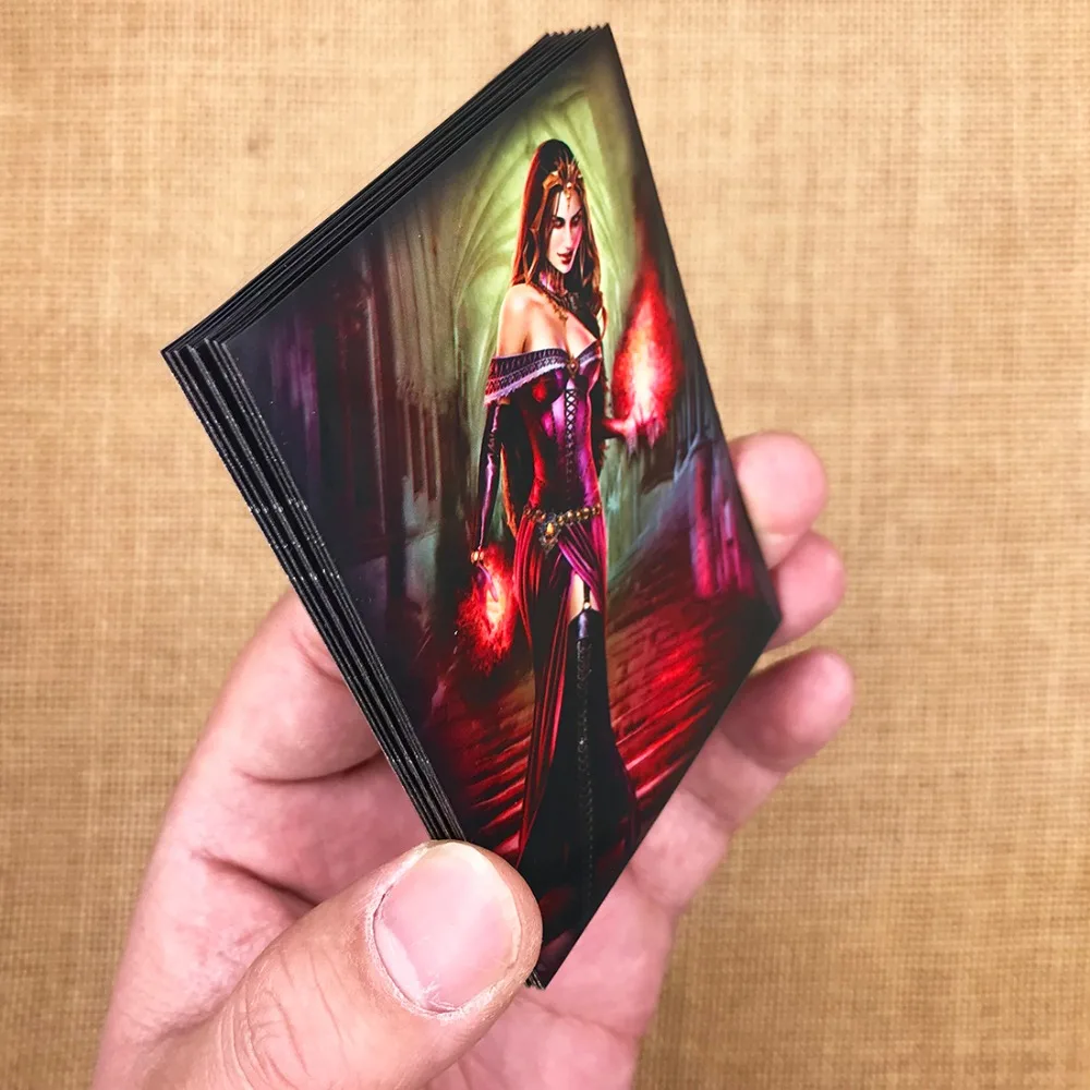 Карты Обложка протектор рукава для торговые карты TCG щит Magic MGT/YGO/CFV 60 шт./пакет Liliana завесы аниме рукава