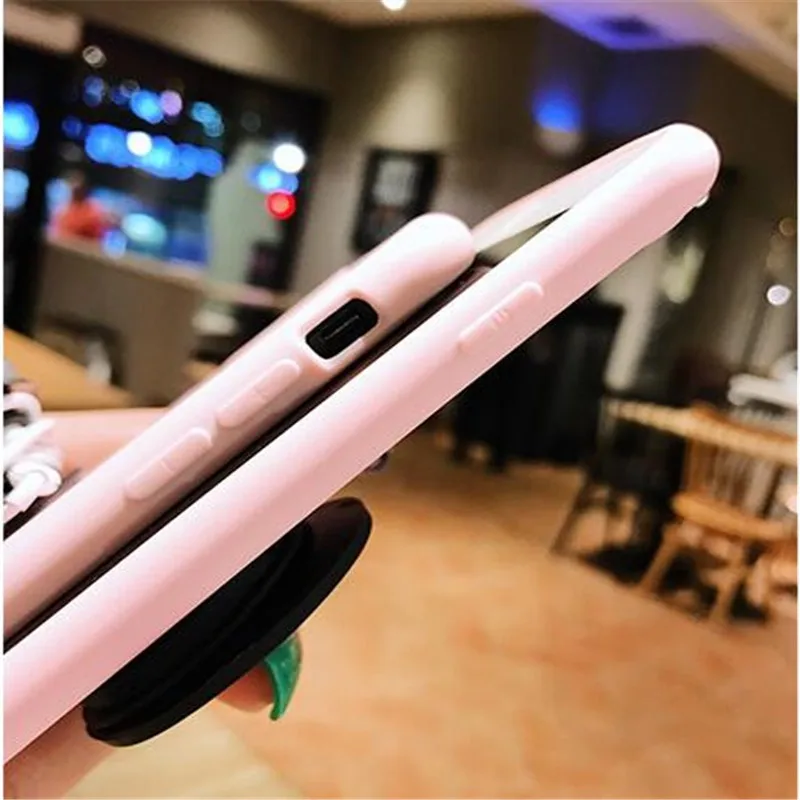 Funny Cartoon Pig Phone Case for Iphone X XS Max XR 7 6s 8 Plus Cover Cute Nose Stand Holder Soft Cases Capa |