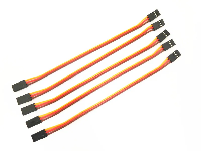 100 шт. 10 см/15 см/20 см/30 см/60 см/90 см/100 см 26AWG штекер JR Servo удлинитель провода кабельный провод