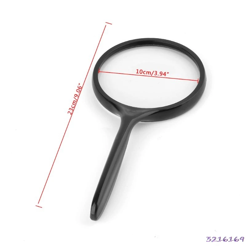 100mm Handheld Magnifier 5X Reading Map Newspaper Magnifying Glass Jewelry Loupe | Инструменты