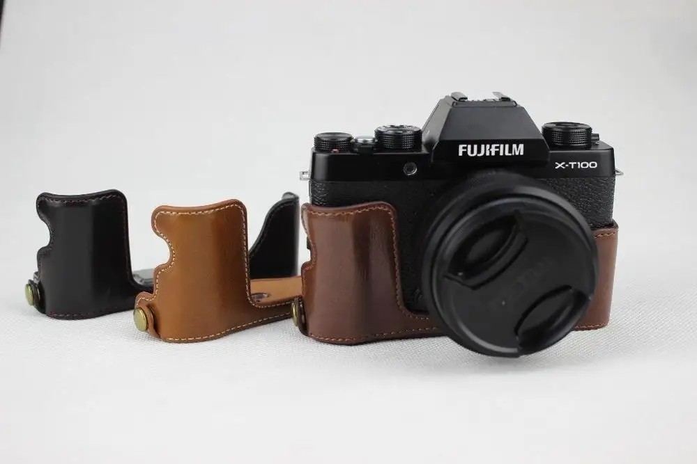 Чехол для фотоаппарата FUJIFILM из искусственной кожи XT100|Сумки фото-/видеокамеры| |