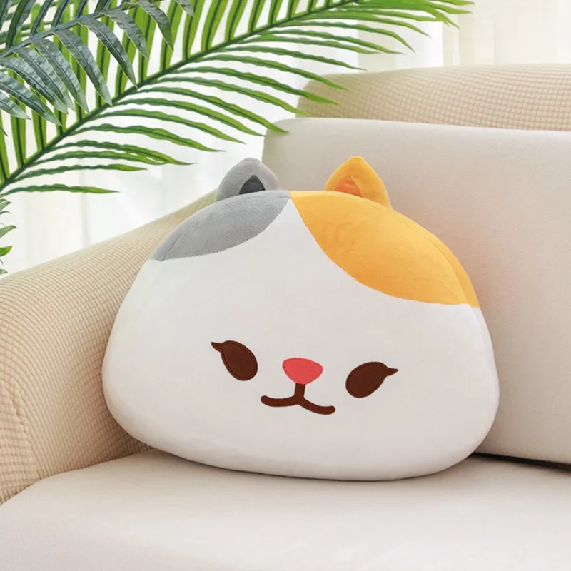Cat 40 см TONTON FRIENDS Kawaii Кошка и Кролик плюшевая подушка мягкая мультяшная животное медведь и собака мягкая кукла диван подушка ребенок подарок подруге - Цвет: Cat