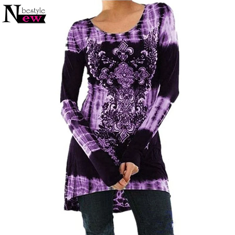 

Newbestyle Women Blouses Loose Long Sleeve Floral Printed Casual Shirt Women Tops Female Fashion Blouse EURO Plus Size 2XL Femme