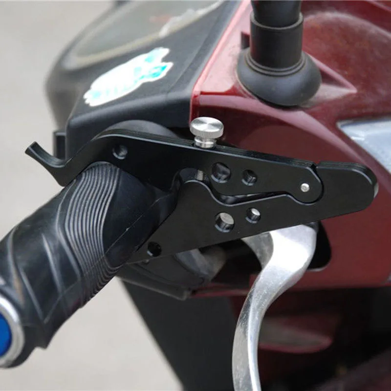 

Grip Throttle Lock Oil lock handle Handlebars Aluminum alloy Universal Black