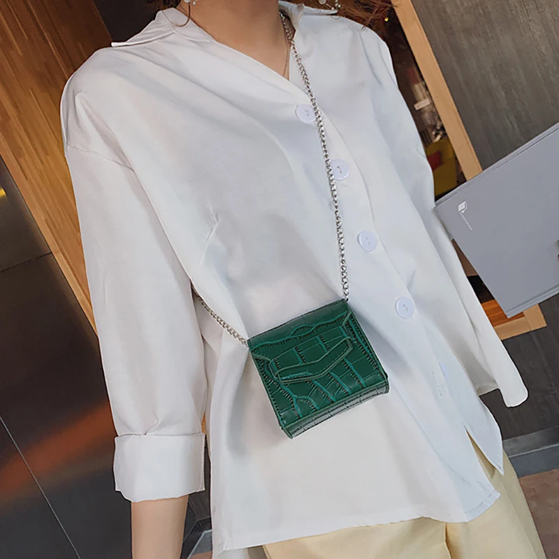 Милые женские мини сумки Кроссбоди из искусственной кожи аллигатора яркие