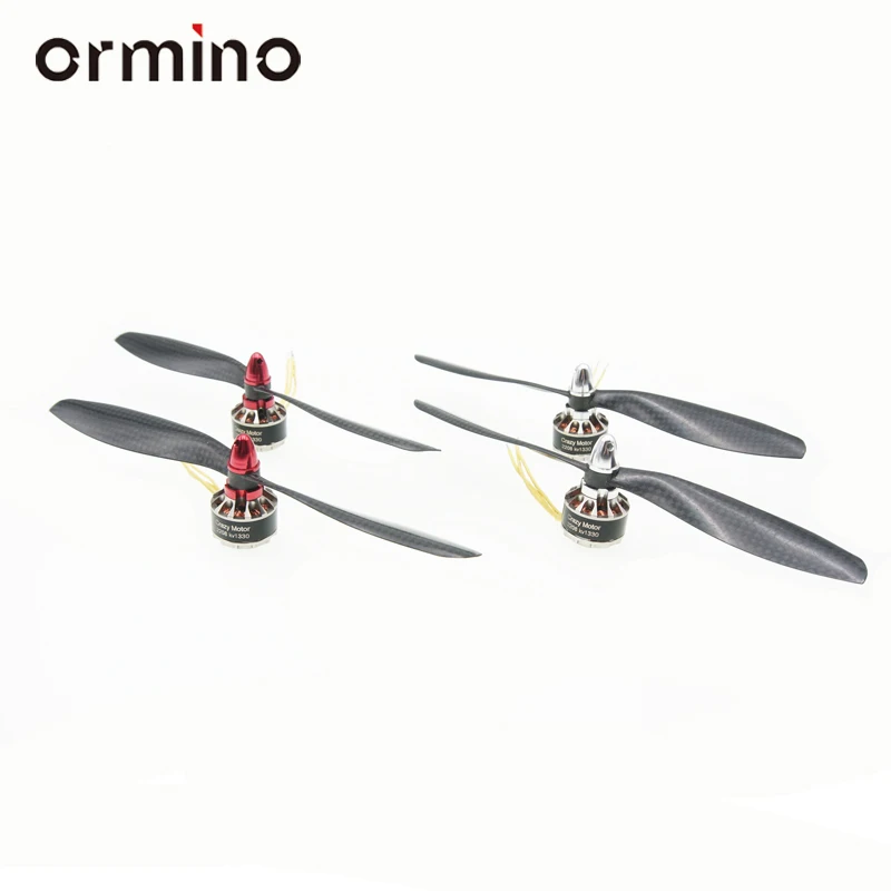 ORC 1 комплект 2208 kv1330 бесщеточный двигатель CW CCW 8045 пропеллеры из углеродного