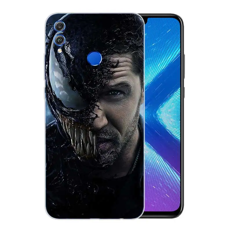 Мягкий с рисунком из ТПУ Корпус чехол для Huawei Honor V20 8X 7 8 9 10 lite 7X 8A V9 Play матовый Fundas