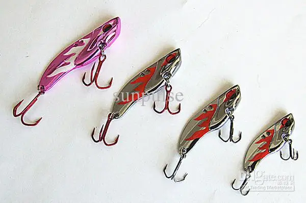 

NewArrival - new spoon spinner bait vibration Fishing bait metal bait VMC hook sinking type 21g/7cm six colors