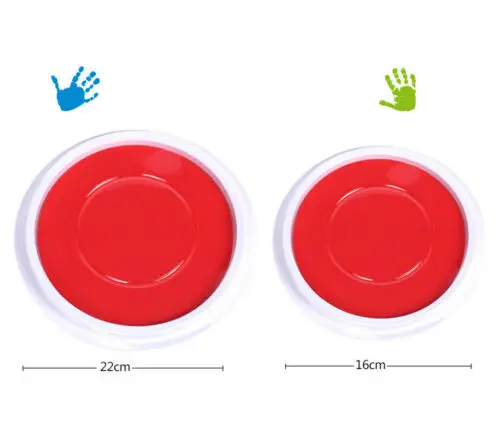 Красочные детские безопасные чернила для печати Pad безчернильный отпечаток