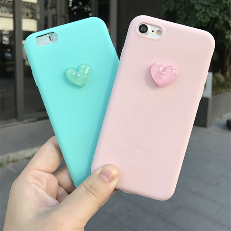 3D милый супер розовый мягкий чехол для телефона iphone 5 5S 6 6s 7 8 plus X Samsung galaxy S6 S7 edge S8 S9