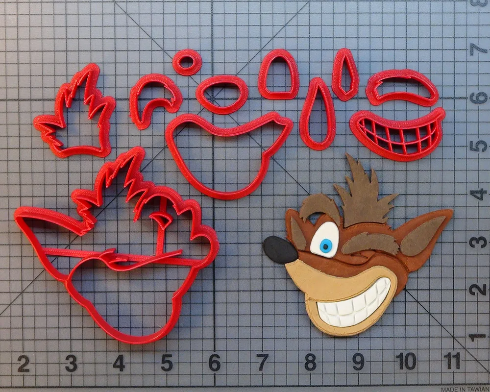 Видео игры характер украшения торта инструменты на заказ 3D печатных Краш Bandicoot