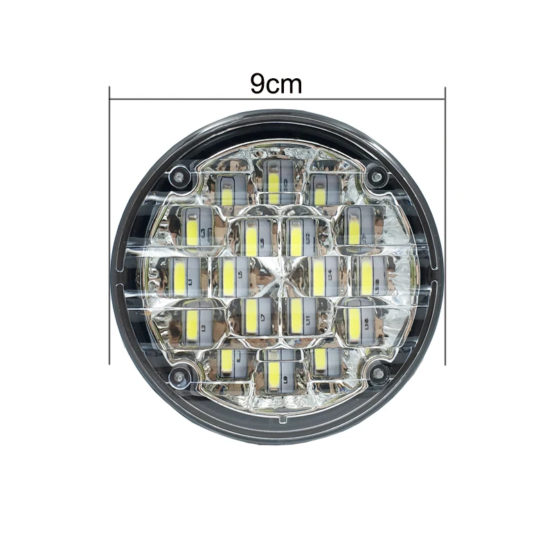 2 шт. супер яркий 18 LED Автомобильный свет Белый DRL светодиодные дневные ходовые