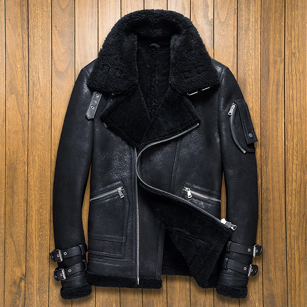 LUHAYESA модная теплая меховая одежда мужская зимняя куртка из натурального меха